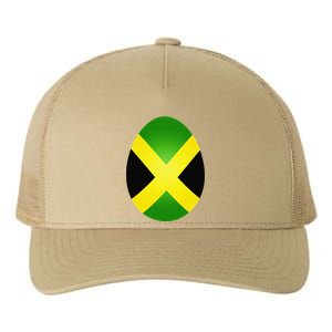 Jamaica Flag Jamaican Easter Egg Costume Gift Yupoong Adult 5-Panel Trucker Hat