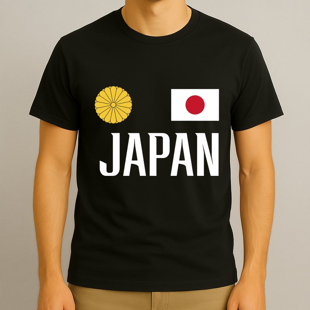 Japan Flag Japanese Football Soccer Fan T-Shirt