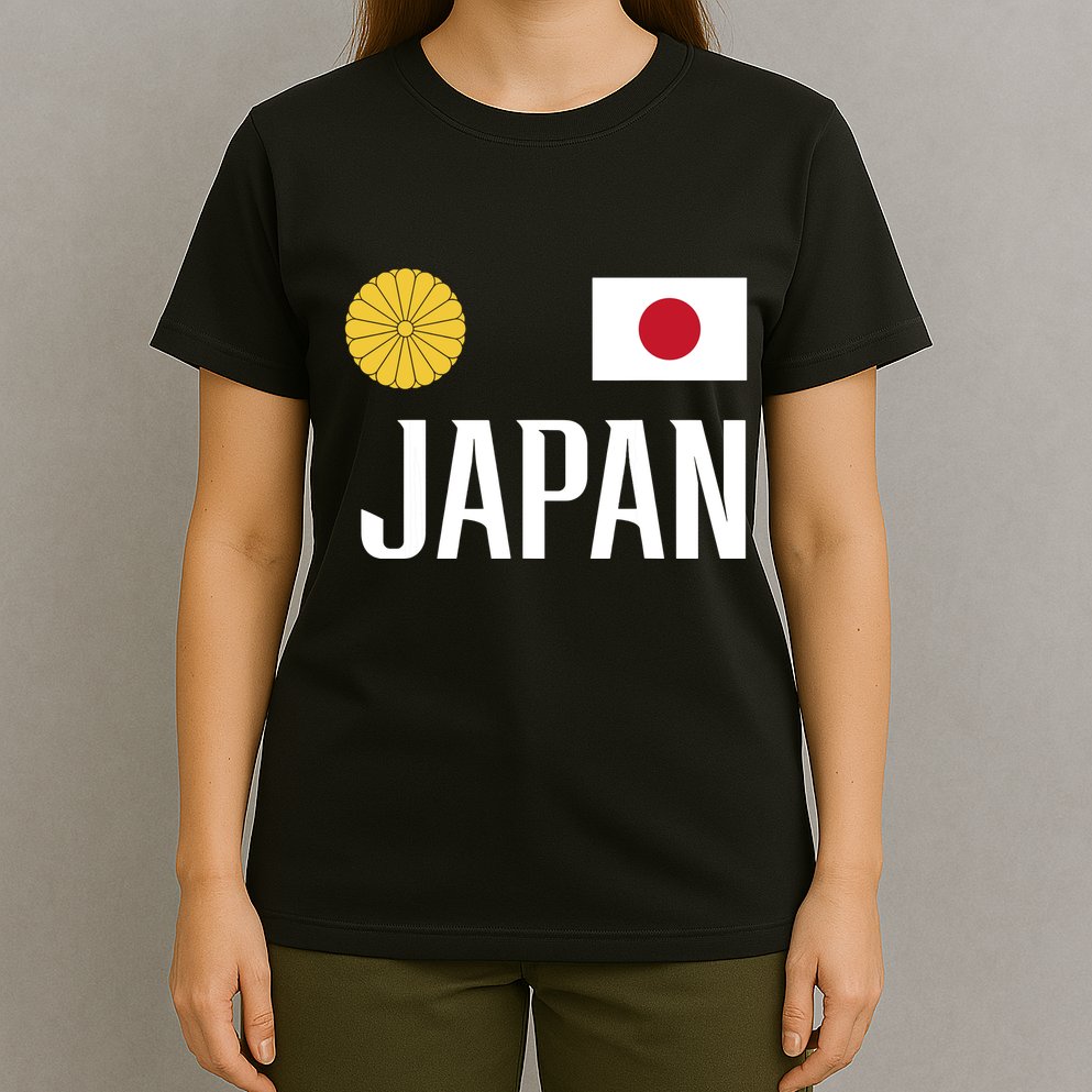 Japan Flag Japanese Football Soccer Fan T-Shirt