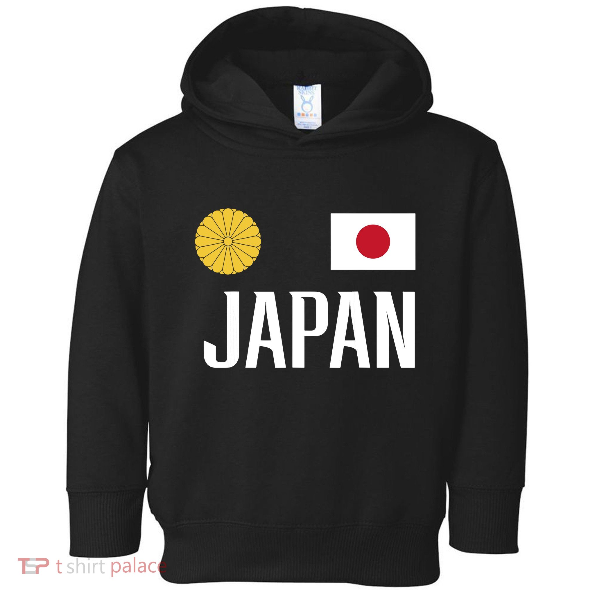 Japan Flag Japanese Football Soccer Fan Toddler Hoodie