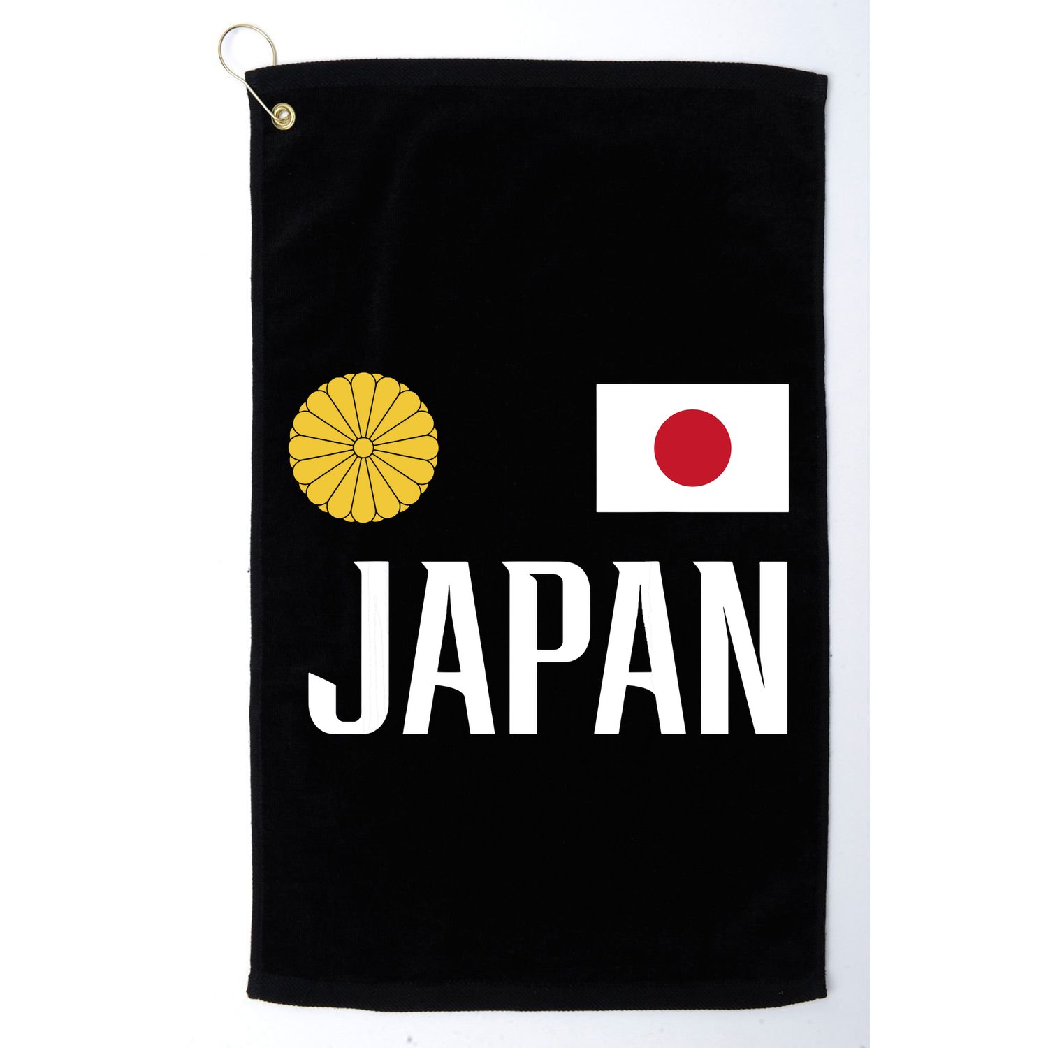 Japan Flag Japanese Football Soccer Fan Golf Towel