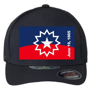 Juneteenth Flag Flexfit Unipanel Trucker Cap