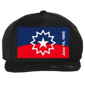 Juneteenth Flag Wool Snapback Cap