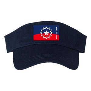 Juneteenth Flag Valucap Bio-Washed Visor