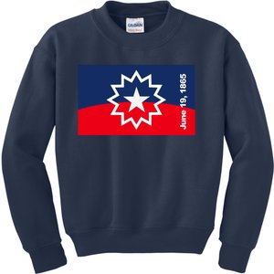 Juneteenth Flag Kids Sweatshirt