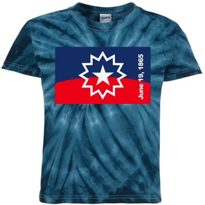 Juneteenth Flag Kids Tie-Dye T-Shirt