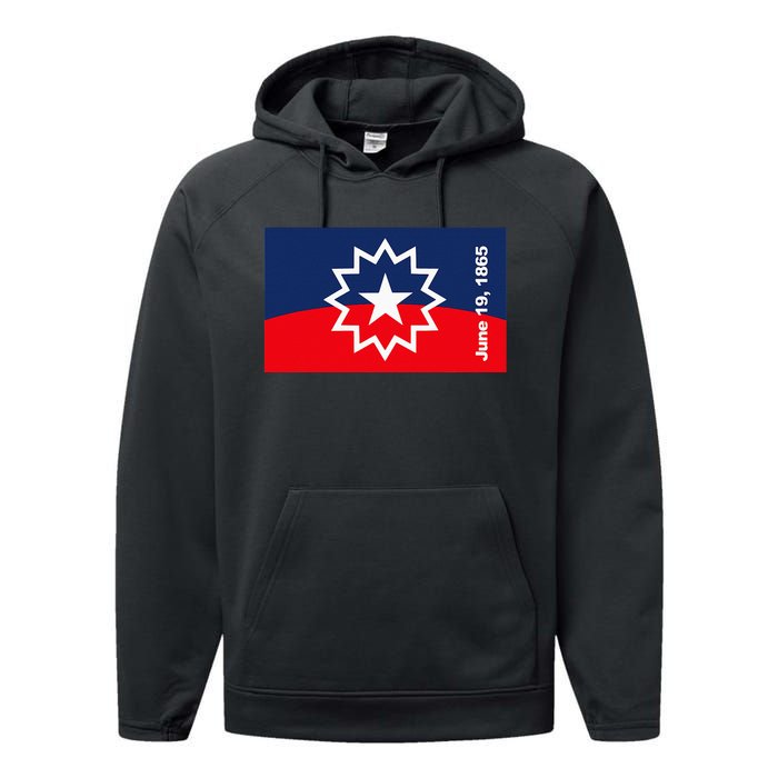 Junenth Flag Performance Fleece Hoodie