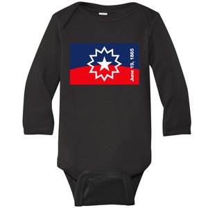 Junenth Flag Baby Long Sleeve Bodysuit