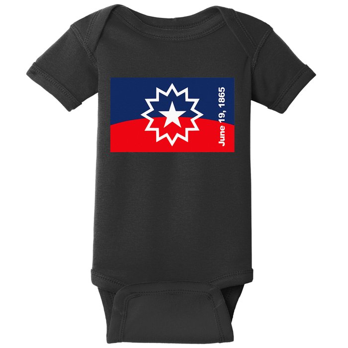 Junenth Flag Baby Bodysuit