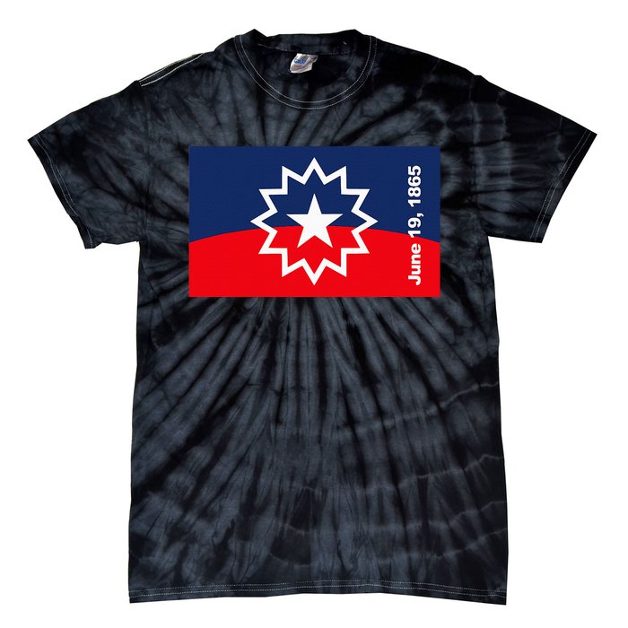 Junenth Flag Tie-Dye T-Shirt