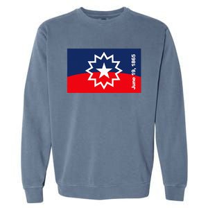 Junenth Flag Garment-Dyed Sweatshirt