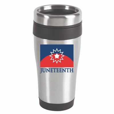 Juneteenth Flag 16oz Travel Tumbler