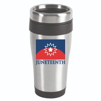 Juneteenth Flag 16oz Travel Tumbler