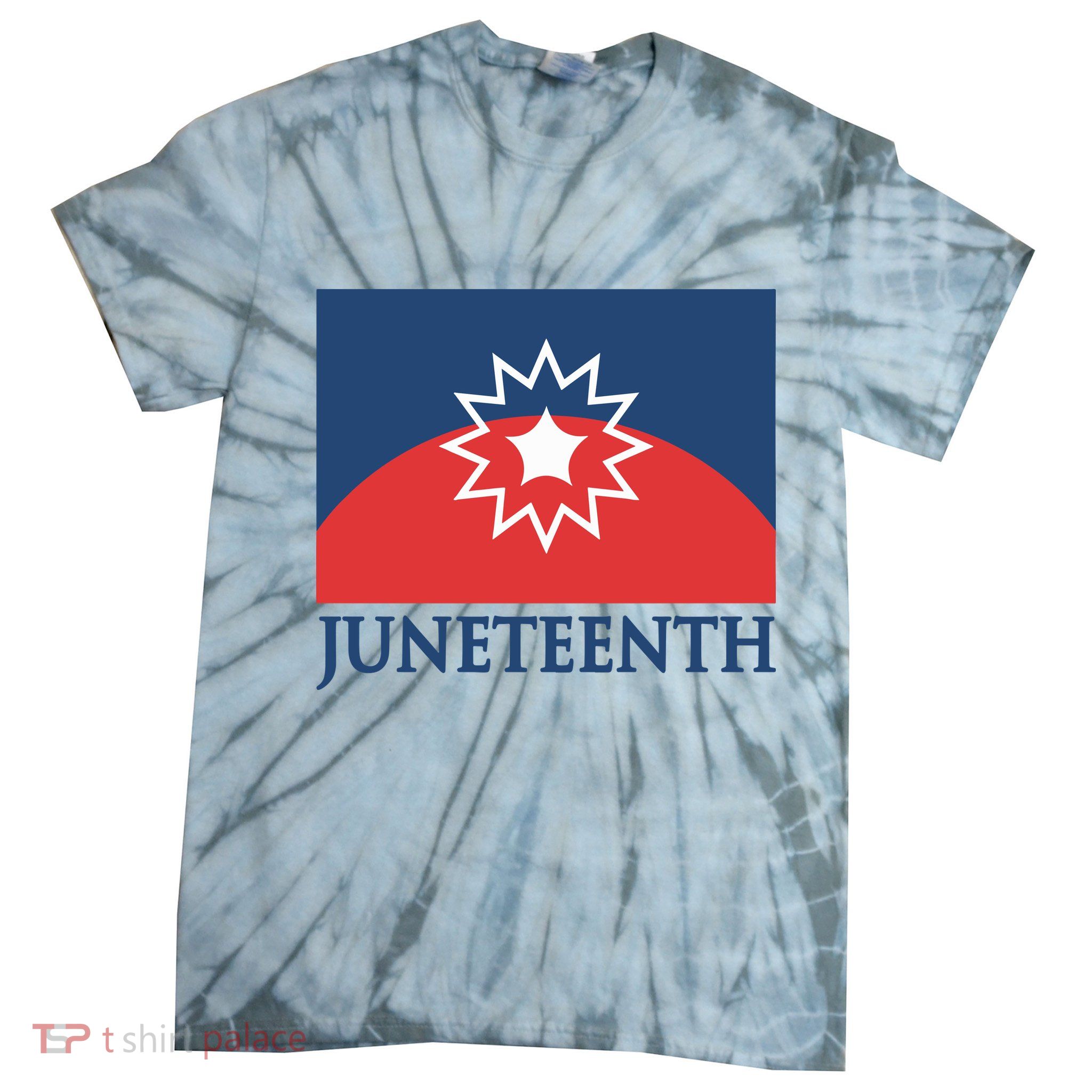 Juneteenth Flag Tie-Dye T-Shirt