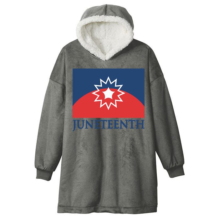 Juneteenth Flag Hooded Wearable Blanket