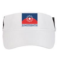 Juneteenth Flag Adult Drive Performance Visor