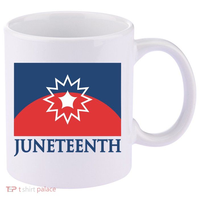 Juneteenth Flag 11oz C Handle Ceramic Mug