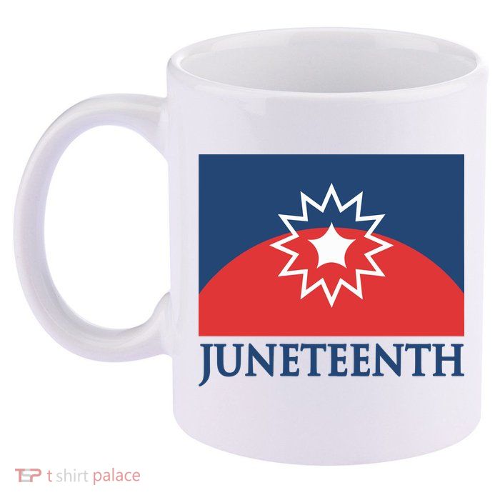 Juneteenth Flag 11oz C Handle Ceramic Mug