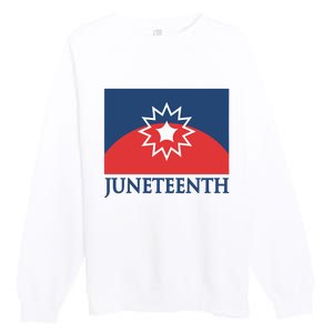 Juneteenth Flag Premium Crewneck Sweatshirt