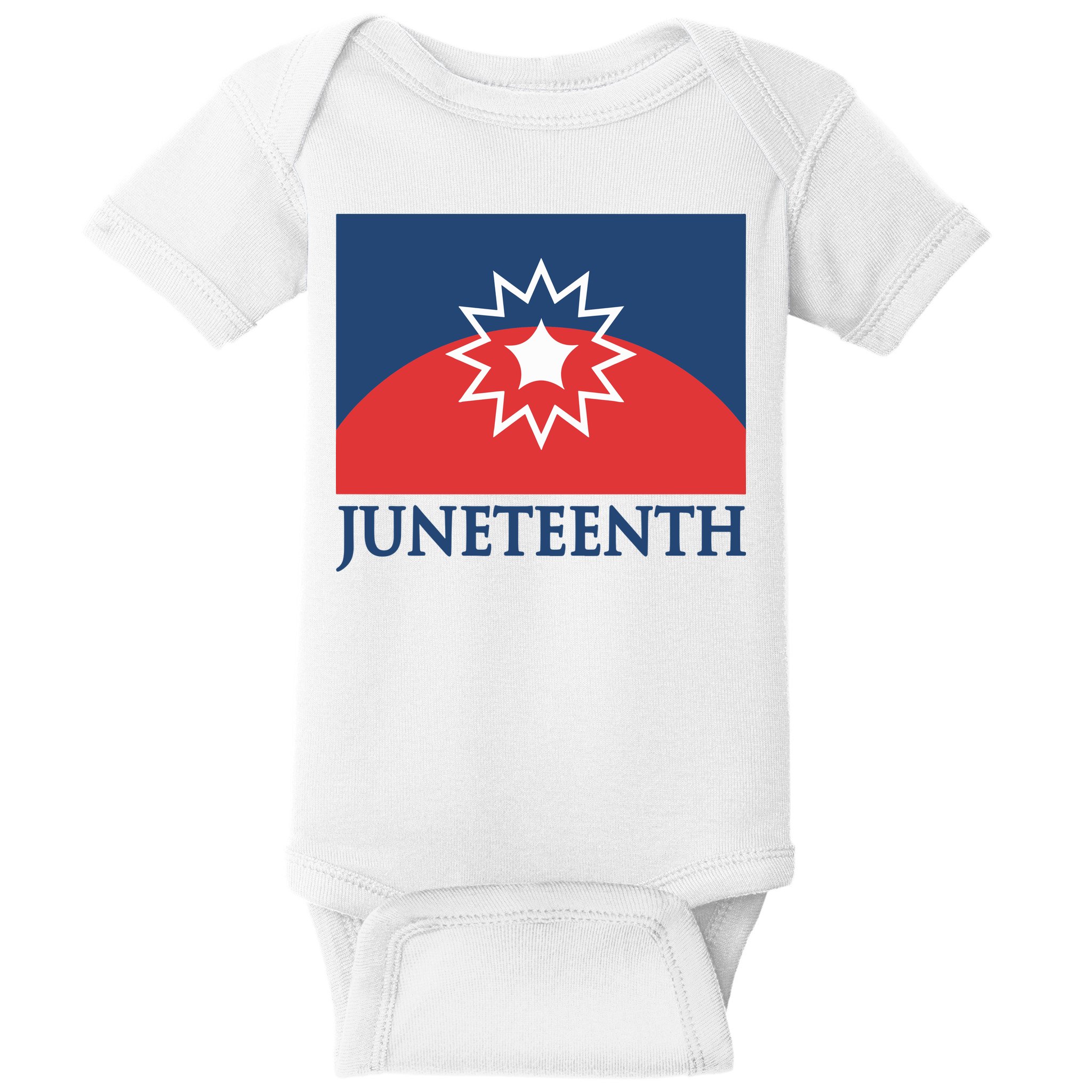 Juneteenth Flag Baby Bodysuit