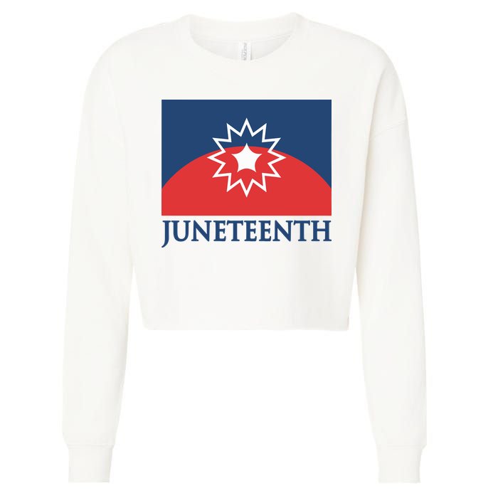 Juneteenth Flag Cropped Pullover Crew