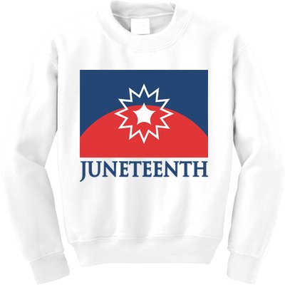 Juneteenth Flag Kids Sweatshirt