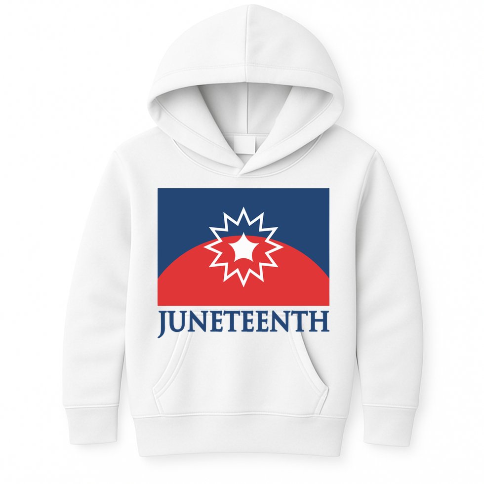 Juneteenth Flag Kids Hoodie