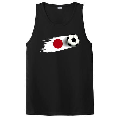 Japan Flag Jersey Japanese Soccer Team Japanese PosiCharge Competitor Tank