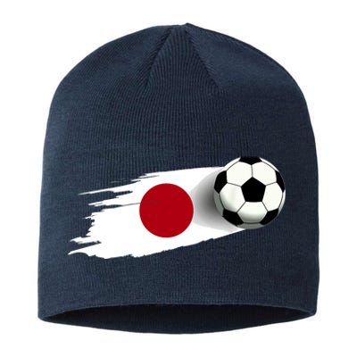 Japan Flag Jersey Japanese Soccer Team Japanese Sustainable Beanie