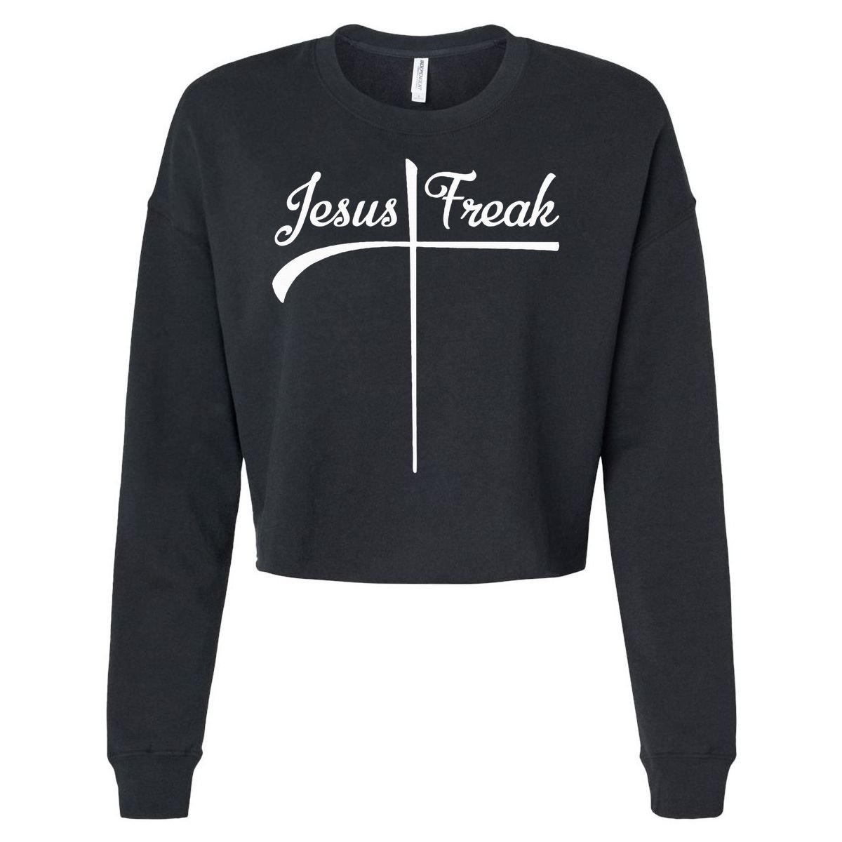 Jesus Freak Cropped Pullover Crew