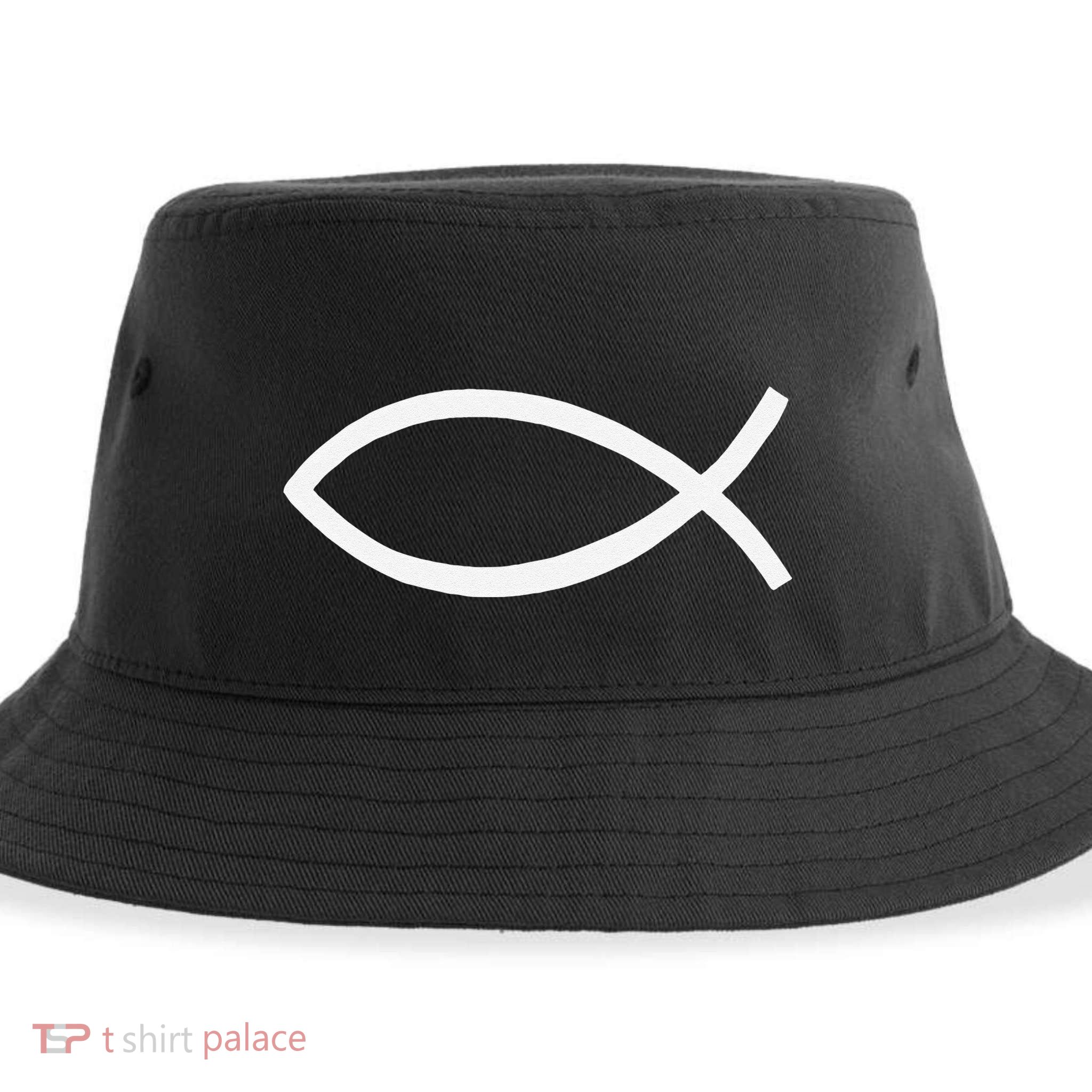 Jesus Fish Sustainable Bucket Hat