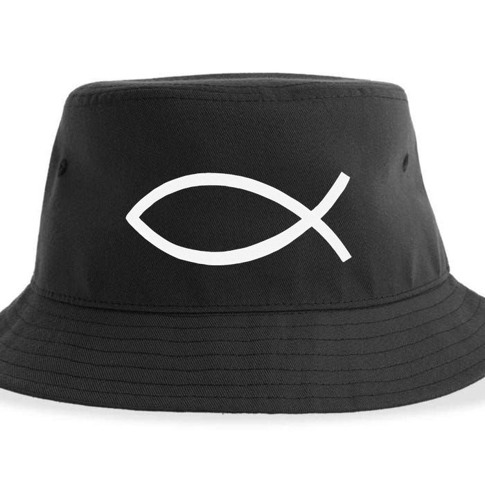 Jesus Fish Sustainable Bucket Hat