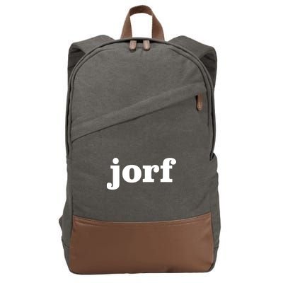 Jorf Funny Jury Duty Trial Attorney Juror Judge Cotton Canvas Backpack