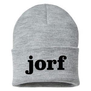 Jorf Funny Jury Duty Trial Attorney Juror Judge Sustainable Knit Beanie