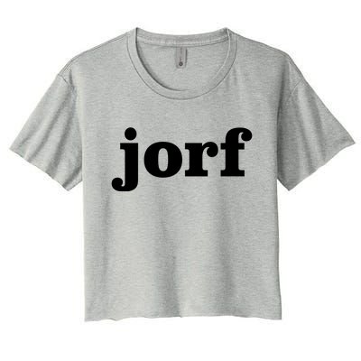 Jorf Funny Jury Duty Trial Attorney Juror Judge Women's Crop Top Tee