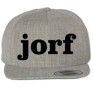 Jorf Funny Jury Duty Trial Attorney Juror Judge Wool Snapback Cap