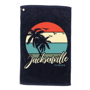 Jacksonville Florida Platinum Collection Golf Towel