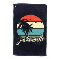 Jacksonville Florida Platinum Collection Golf Towel