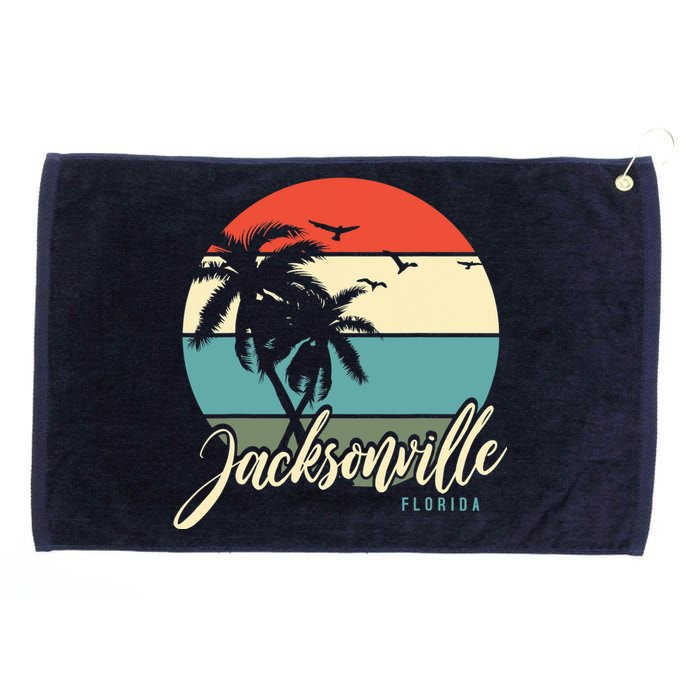 Jacksonville Florida Grommeted Golf Towel