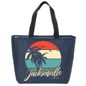 Jacksonville Florida Zip Tote Bag