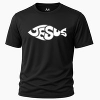 Jesus Fish Cooling Performance Crew T-Shirt