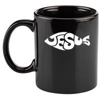Jesus Fish 11oz C Handle Ceramic Mug