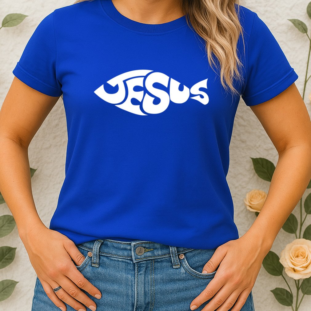 Jesus Fish Womens T-Shirt