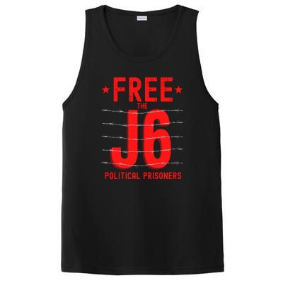 Justice For J6 Conservative January 6 PosiCharge Competitor Tank