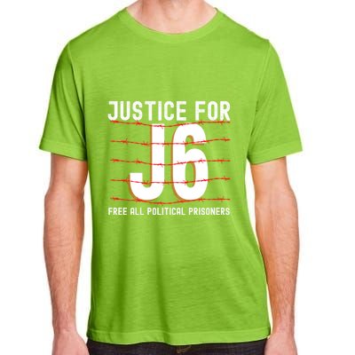 Justice For J6 Conservative Adult ChromaSoft Performance T-Shirt