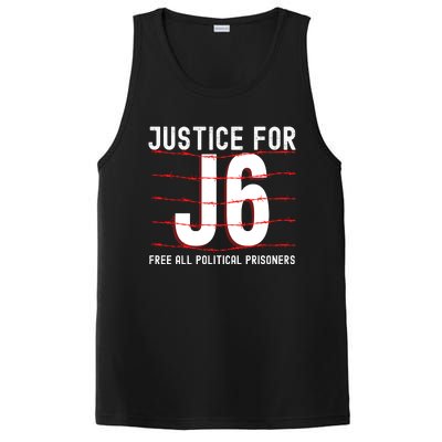 Justice For J6 Conservative PosiCharge Competitor Tank