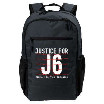 Justice For J6 Conservative Daily Commute Backpack