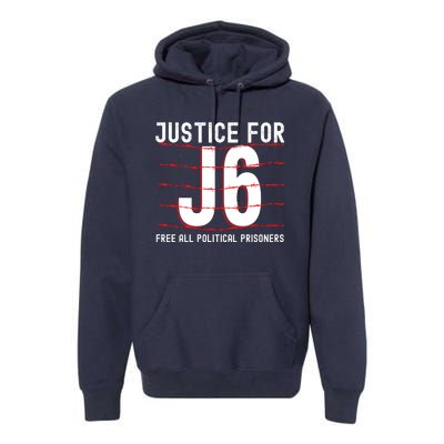 Justice For J6 Conservative Premium Hoodie