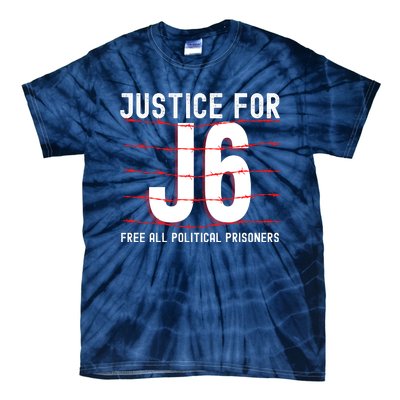 Justice For J6 Conservative Tie-Dye T-Shirt