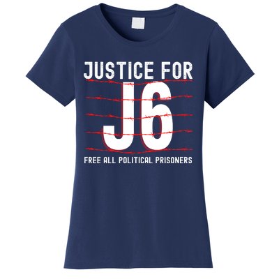 Justice For J6 Conservative Women's T-Shirt